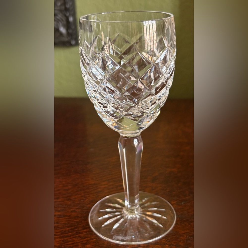 Waterford Crystal Clear Comeragh Cut White Wine Glass